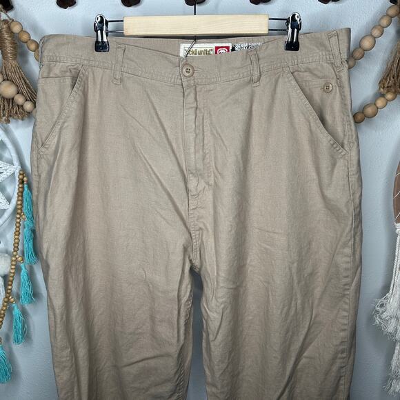 Ecko Unltd Tan Offshore Linen Pants - Picture 1 of 7